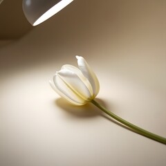 white tulip flower