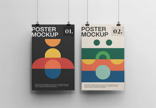 Vintage Poster Mockup Design