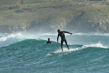 surfing the wave