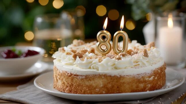 Gathering to honor a significant milestone with a beautifully decorated cake, complete with candles representing the cherished moment