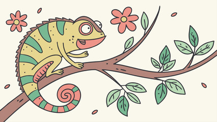 lizard on a branch