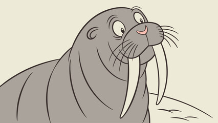 illustration of a cartoon whale