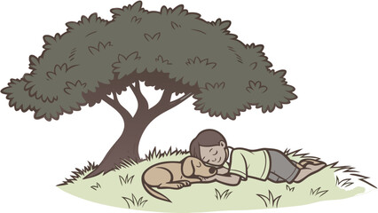 dinosaur in the forest