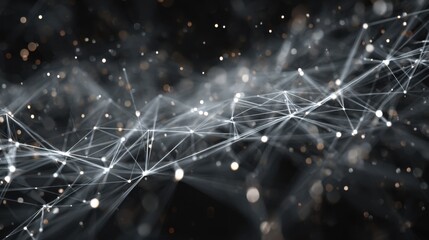 glowing network abstract background