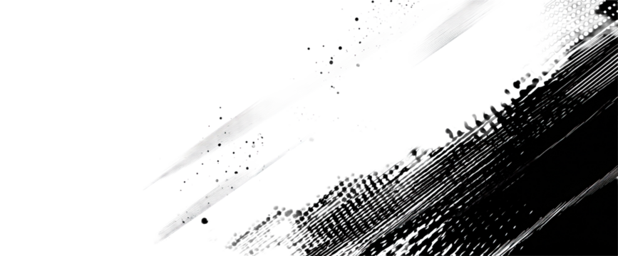 Abstract brushstrokes in grayscale