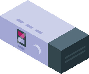 Electronic device recording brain waves during sleep, helping to analyze sleep patterns and improve sleep quality