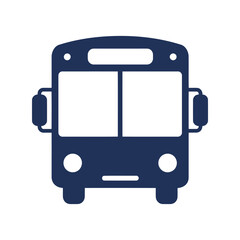 Blue bus vector illustration public transport vehicle city travel icon school bus graphic transportation symbol isolated eps