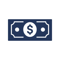 Dollar bill icon currency symbol money cash financial payment banking transaction economy concept