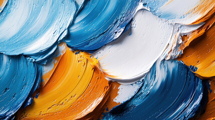 Abstract acrylic paint textures