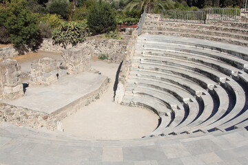 ruins of the ancient Agora, Kos Island, Greece