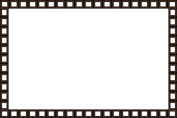 Simple Unique Frame with White Background, Black Frame, Unique Style Frame, Border Frame, Photo Frame