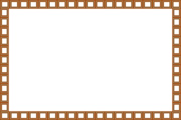 Simple Unique Frame with White Background, Golden Frame, Unique Style Frame, Border Frame, Photo Frame, Wedding Frame