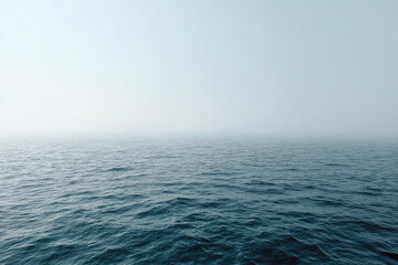 Obraz premium tranquil coastal landscape featuring ultrathin waves and minimalist design aesthetic