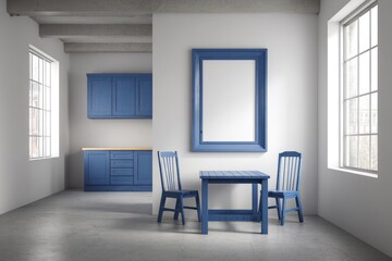 Fototapeta premium Modern, minimalist kitchen scene