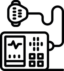 Electronic device showing heartbeat and pulse oximetry data, providing essential health information