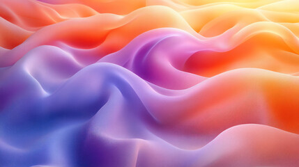 Obraz premium Abstract vibrant colors flowing in soft waves