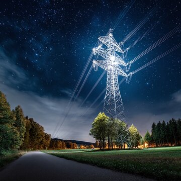 Abstract Graph Showing Electricity Price Over Power