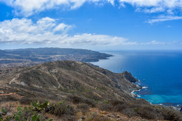 Coastline of Catalina Island, California