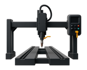Heavy-duty gantry welding system with reinforced tracks for welding thick metal plates in bridge construction