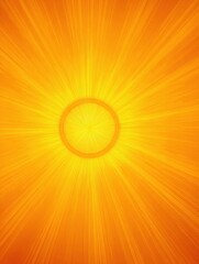 Obraz premium yellow orange nature radial gradient sun background