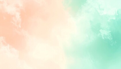 Pastel gradient sky with soft cloud texture