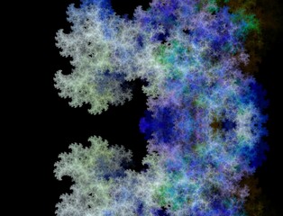 Imaginatory fractal abstract background Image