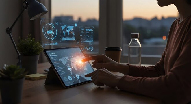 Sustainable Mobility Redefined: Quantum Computing Tablet Analyzes Carbon Footprint During Weekend Road Trips