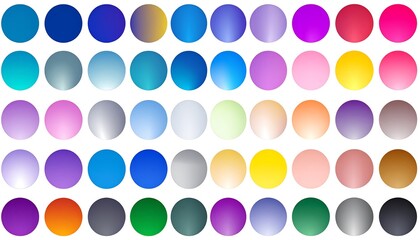 Gradient color circles