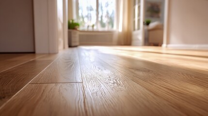 Modern Living Room with Hardwood Flooring, Natural Light, and a View of the Window