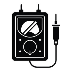 Multimeter Silhouette with Probes
