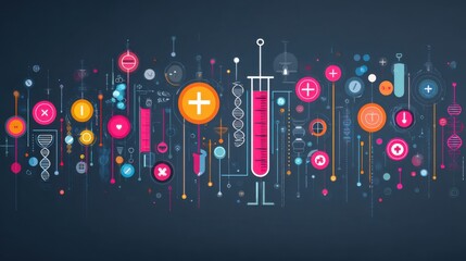 medical technology abstract design