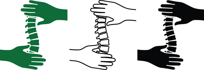 Spinal adjustment chiropractic care spine health therapy pain