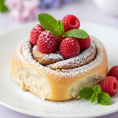 Cinnamon Bun with Icing – Gooey Cinnamon Sugar Swirls