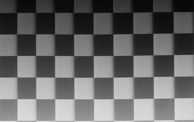 Fototapeta premium black and white checkered background
