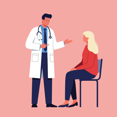 empathetic doctor discussing health concerns