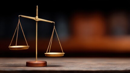 A scale with two gold weights on it