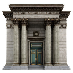 Obraz premium Historic Banking Hall Exterior