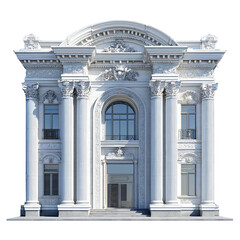Obraz premium Classic Neoclassical Bank Facade