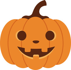 Fototapeta premium A Jack-o'-lantern pumpkin