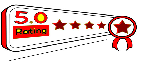 5 star vector illustrations