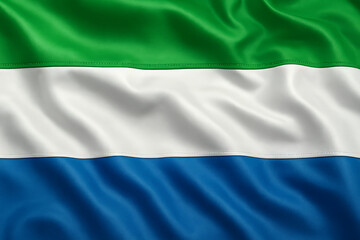 Obraz premium flag of sierra leone