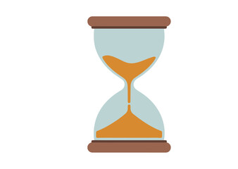 Magic hourglass vector illustration
