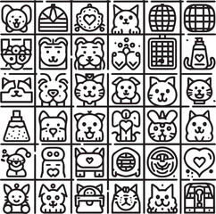 Animals Silhouettes Icons