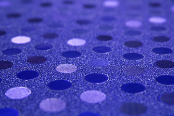 Blue circles  on a glitter background	

