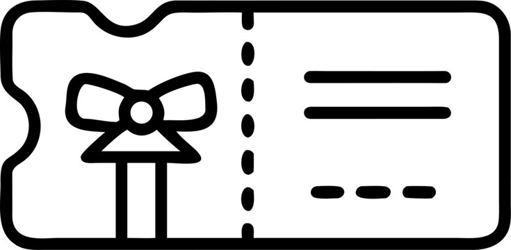 Modern travel gift voucher icon with passport and airplane elements