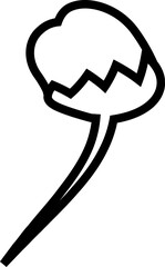 Chili pepper icon , capsicum hot spice vector jalapeno silhouette and outline, cayenne symbol vegetable pictogram pack in line style for seasoning design isolated isolated on transparent background.