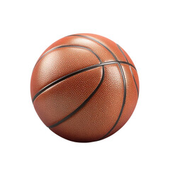 Obraz premium Isolated basketball on transparent background