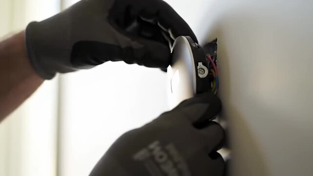 Smart Home Device Installation by Professional Hands