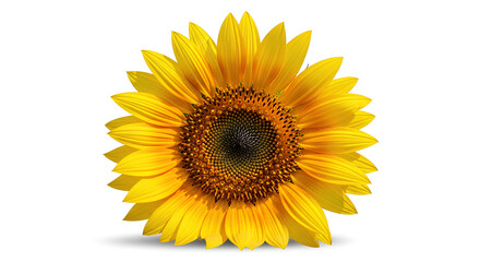 Fototapeta premium sunflower isolated on white