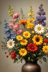 pink and white flowers